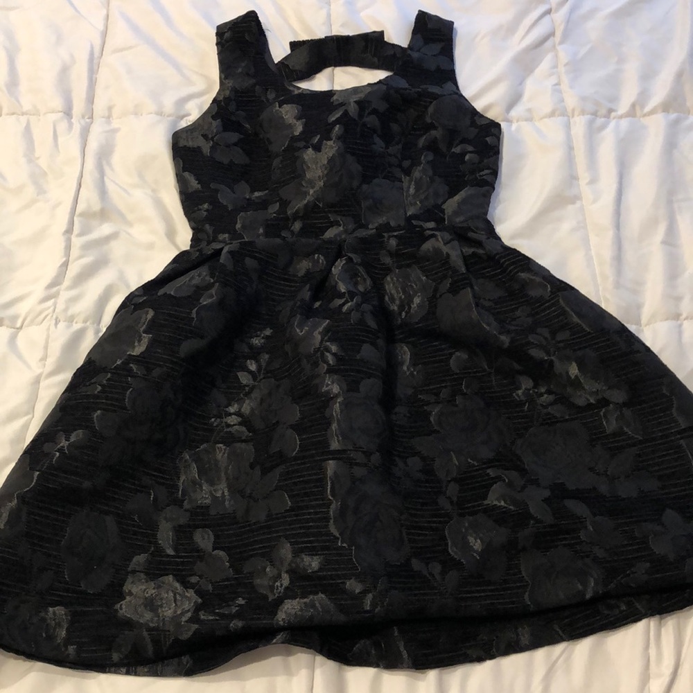 black rose dress